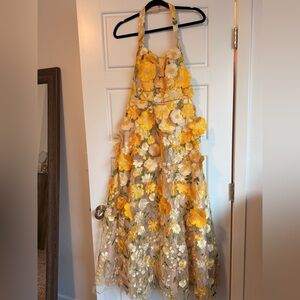 Yellow Floral Women’s dress
